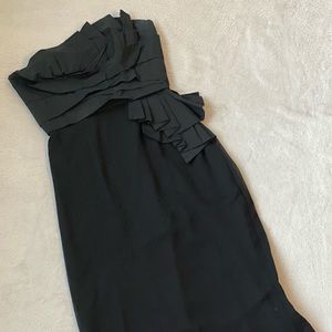 BCBG black gown